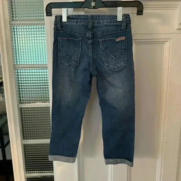Hudson jeans kids size 7 unisex. Straight leg cuffed hem perfect condition - Picture 3 of 9